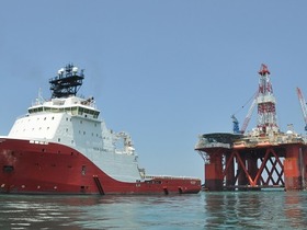 «<span class="nobr">Газпромнефть‐Сахалин</span>»&nbsp;— плавучая буровая установка HAKURYU-5