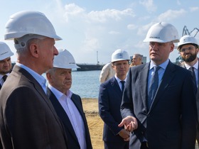 Помощник Президента РФ Николай Патрушев ознакомился с&nbsp;работой Корсаковского морского торгового порта